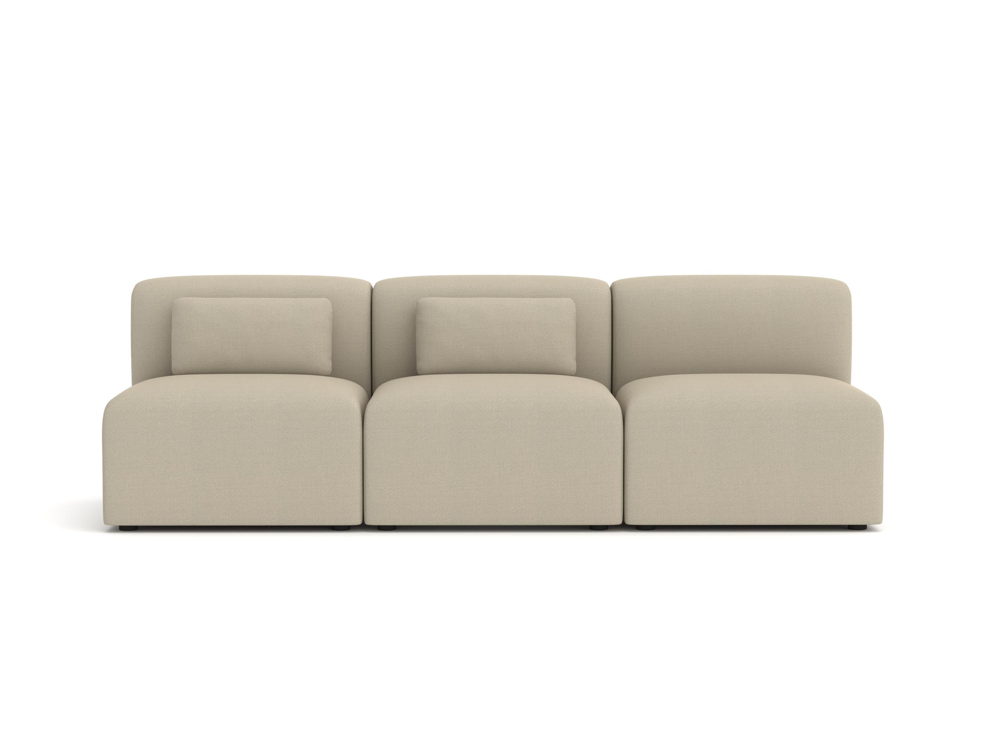 Divano modulare Puffy a 3 posti, Vidar Taupe In condizioni Nuovo in vendita a Brooklyn, NY