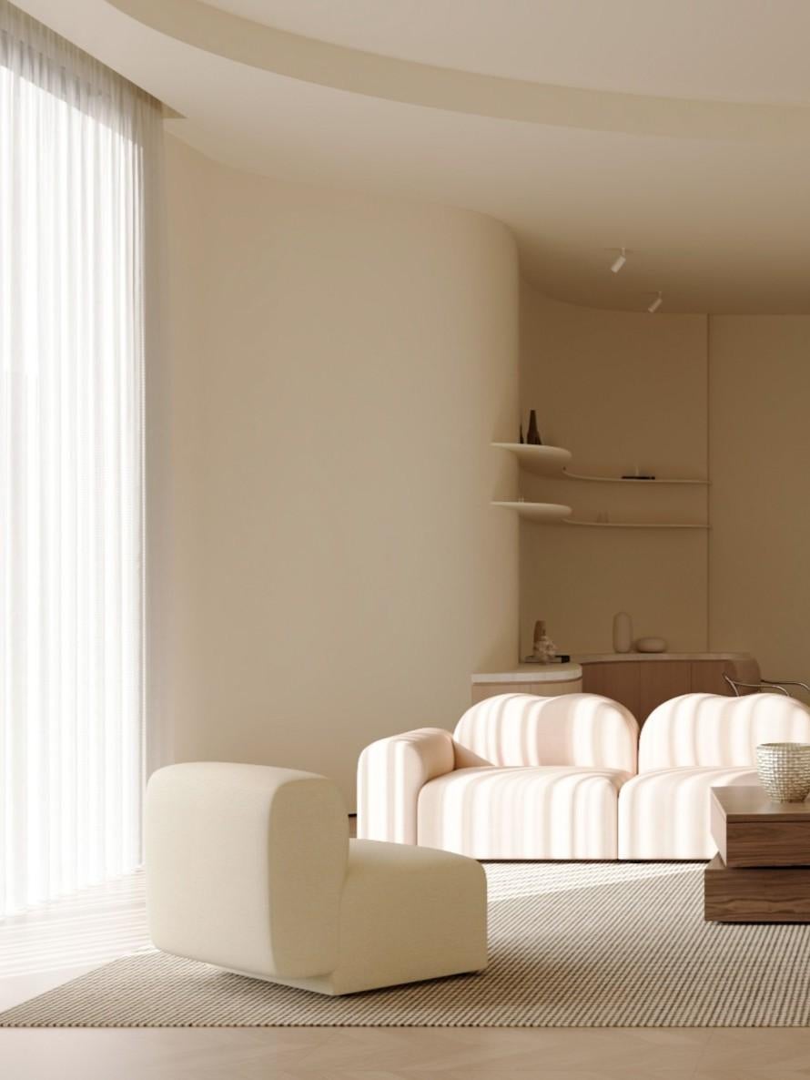 Divano Puffy Unit, Hallingdal Avorio in vendita 3