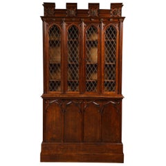 Antique Pugin Bookcase