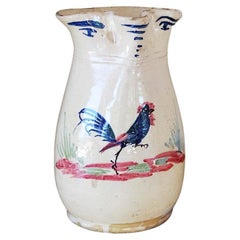 Pugliese Cockrel Jug, Late 1800s