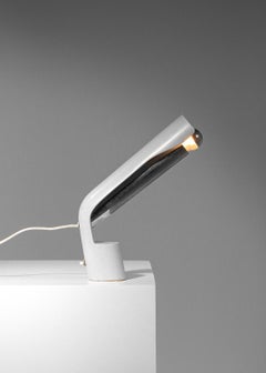 Pugno table lamp Richard Carruthers for Fontana Arte chromed and lacquered metal