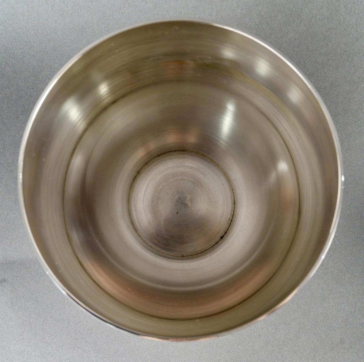 Mid-20th Century Puiforcat - 3 Modernist Art Deco Nesting Vases Plated Silver