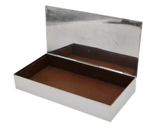 Puiforcat Scatola in argento e zigrino Art Deco