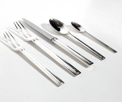 Puiforcat Cannes Flatware, circa 1930s