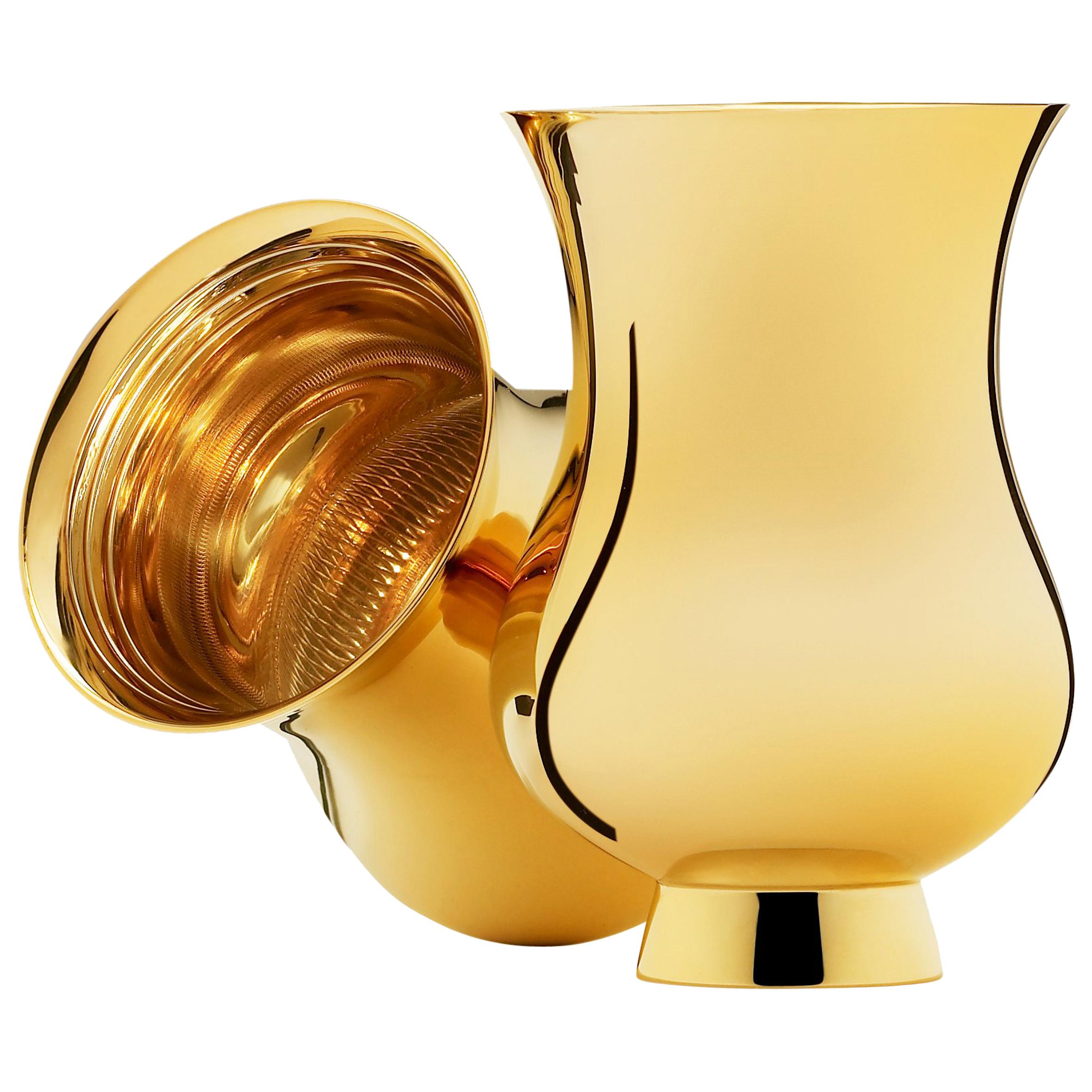 Puiforcat Champagne Gold-Gilt Champagne Tumbler For Sale