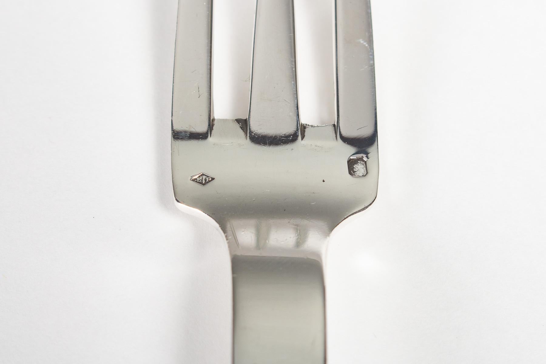 Puiforcat, Cutlery Flatware Set Medicis Sterling Silver, 139 Pieces 6