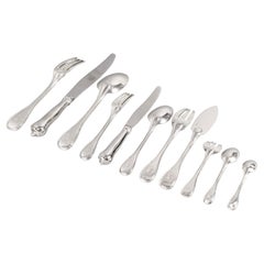 Puiforcat - Cutlery Flatware Set Noailles Sterling Silver - 145 Pieces