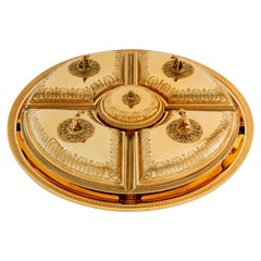 Puiforcat Empire Candy Box with Golden Finish by Martin Guillaume Biennais