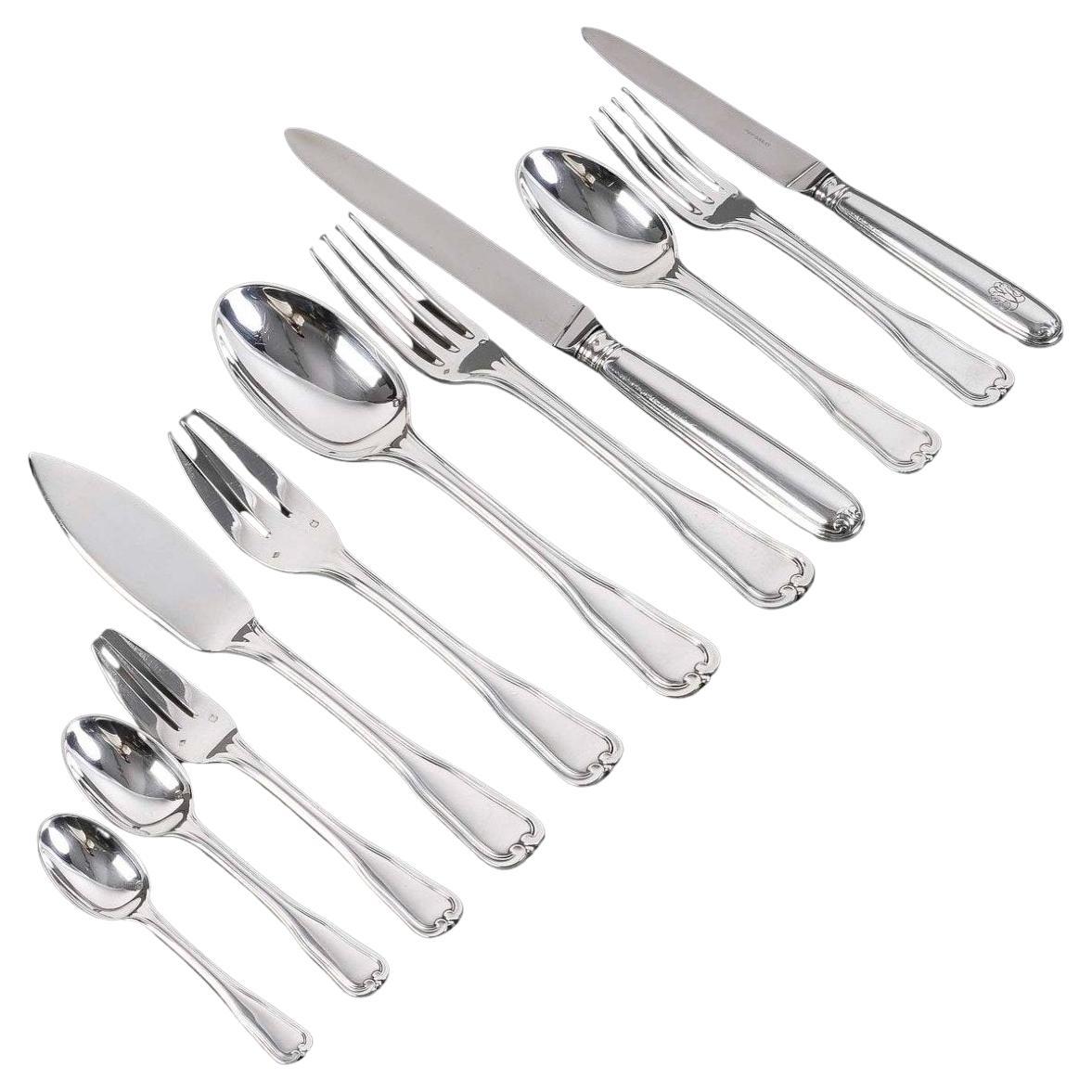 PUIFORCAT - Flatware 141 Pieces CHOISEUL model For Sale