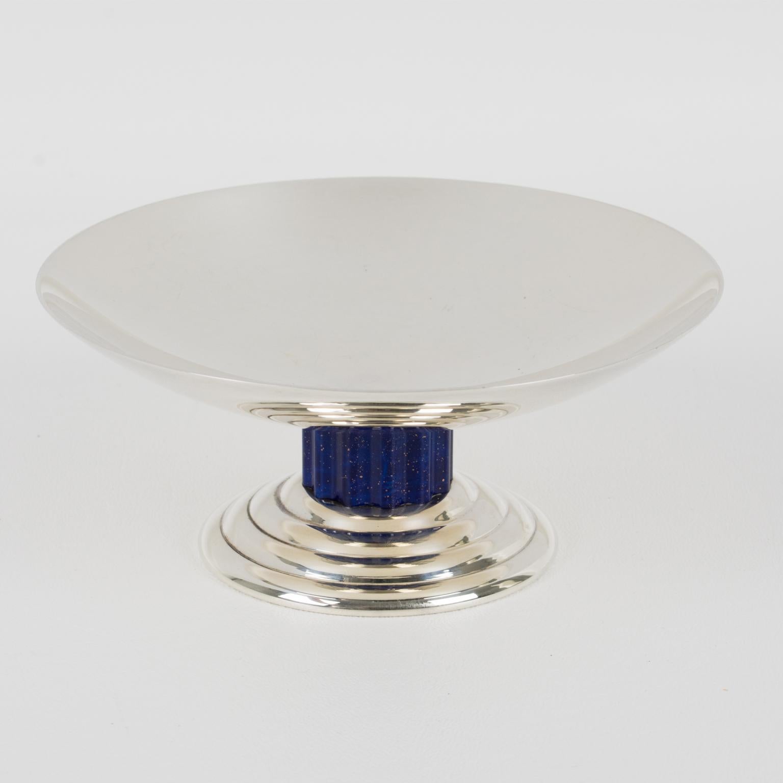 Art Deco Puiforcat France Silver Plate Ring Holder Display Bowl Tazza