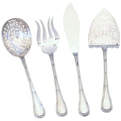 Puiforcat French All Sterling Silver Hors D
oeuvre Dessert, Box, Neoclassical