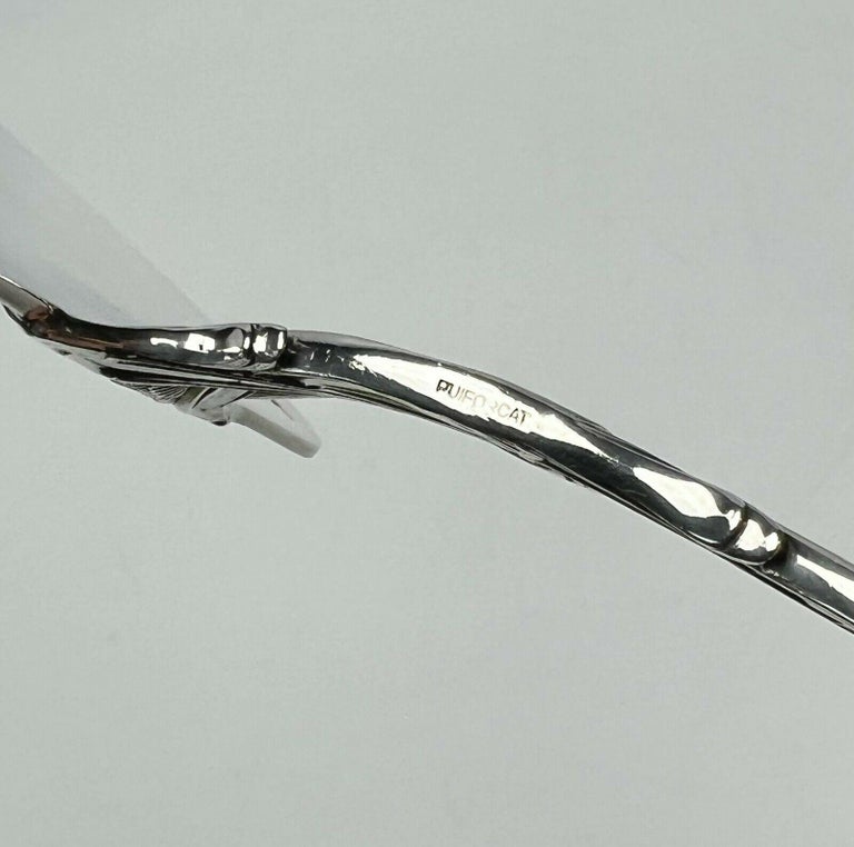 20th Century Puiforcat French Sterling Silver Pastry Server in Royal