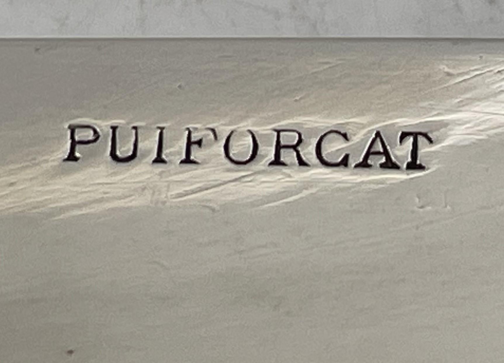 Puiforcat French Sterling Silver Platter Tray Art Deco Style Early 20th Century For Sale 4