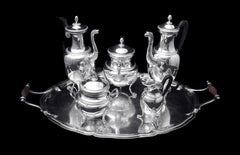 Puiforcat (Hermes) - 6pc. French Sterling Silver Tea Set, Empire Model
