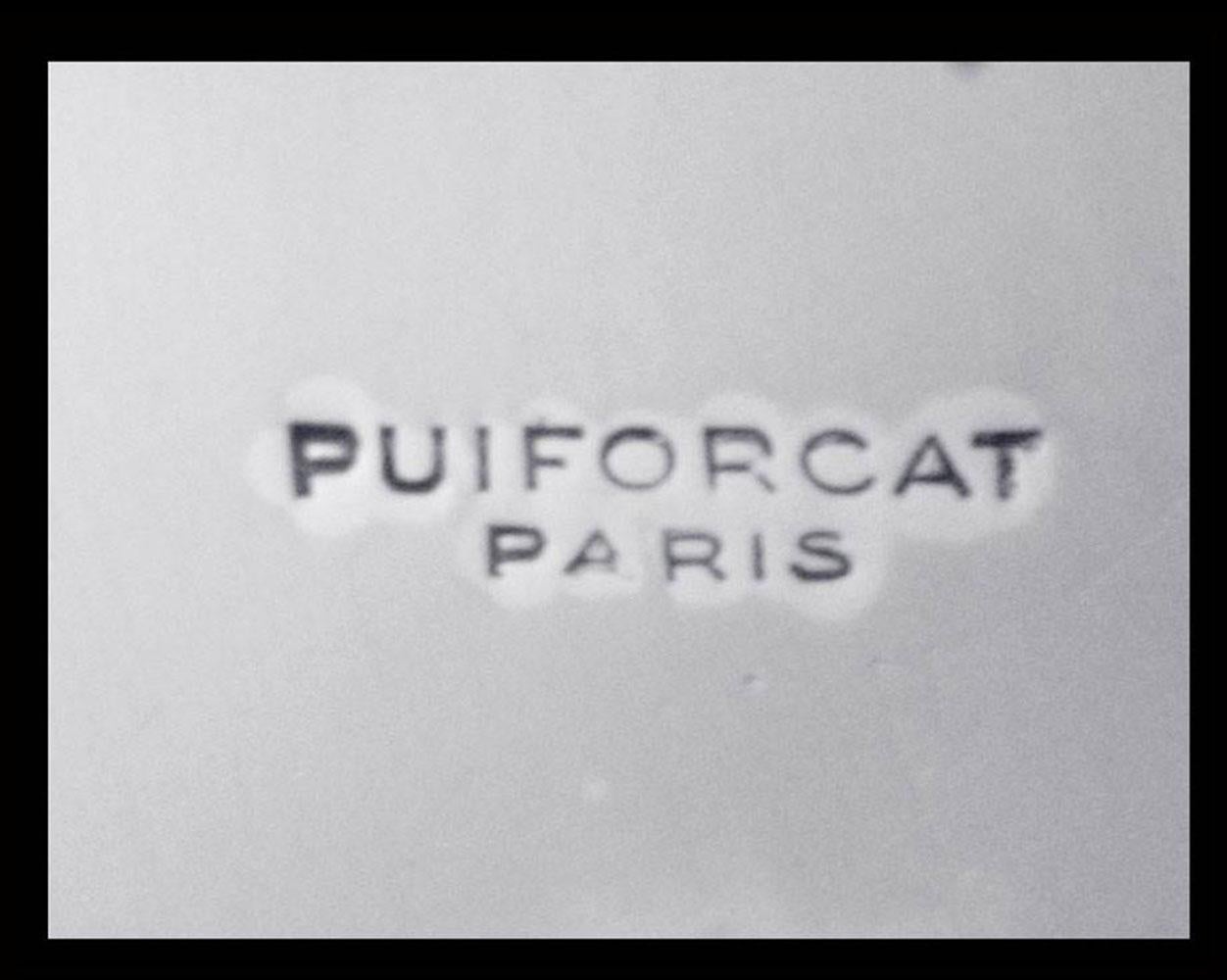 Puiforcat (Hermes) - 6 Teile. Französisches Art déco-Teeservice aus 950er Sterlingsilber im Art déco-Stil 14