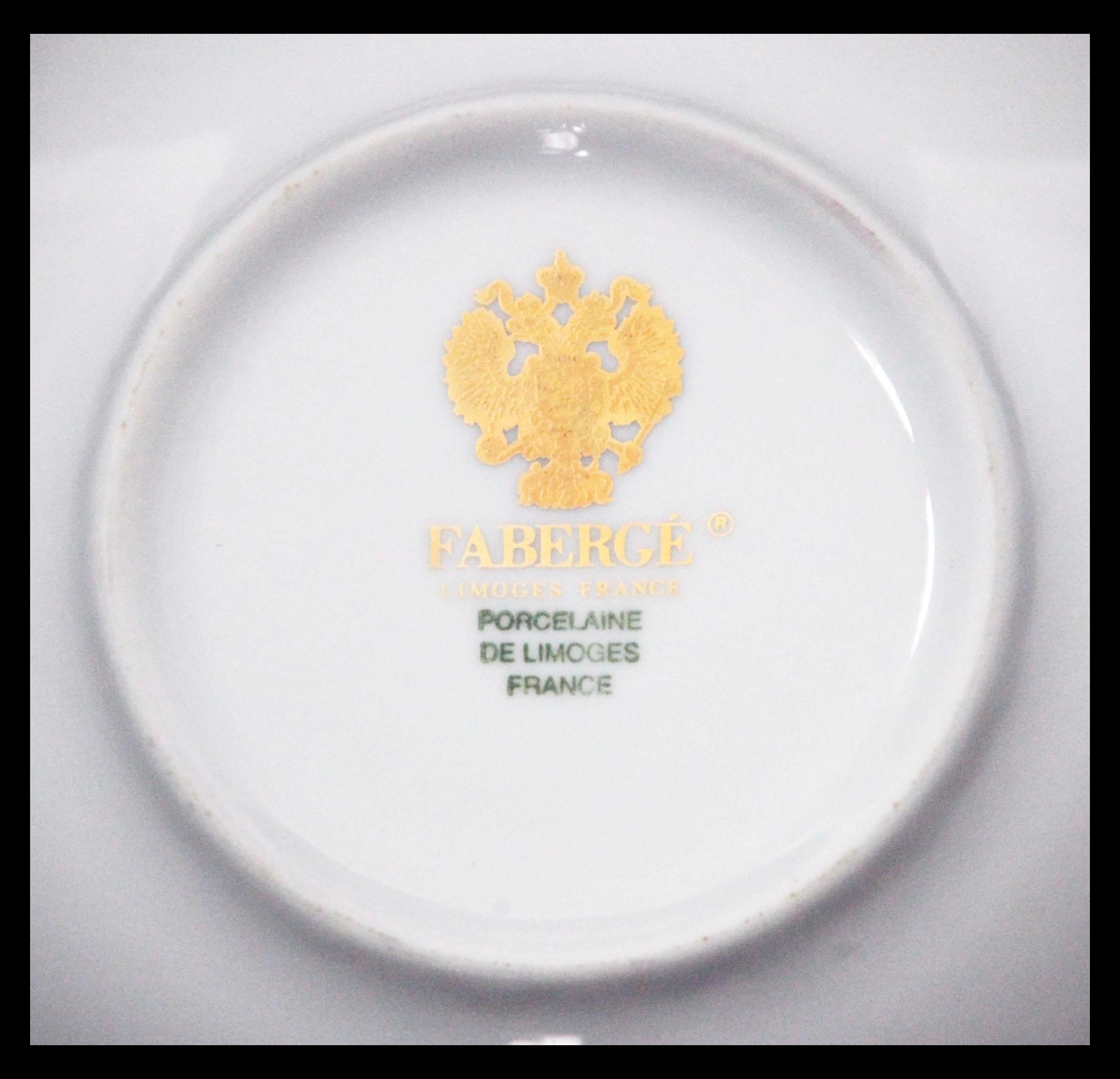 Puiforcat (Hermes), Christofle, Faberge - 5pc. Service à thé en sterling 950 français en vente 9