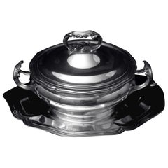 Puiforcat (Hermes) - French Sterling Silver Vegetable Server & Serving Platter !