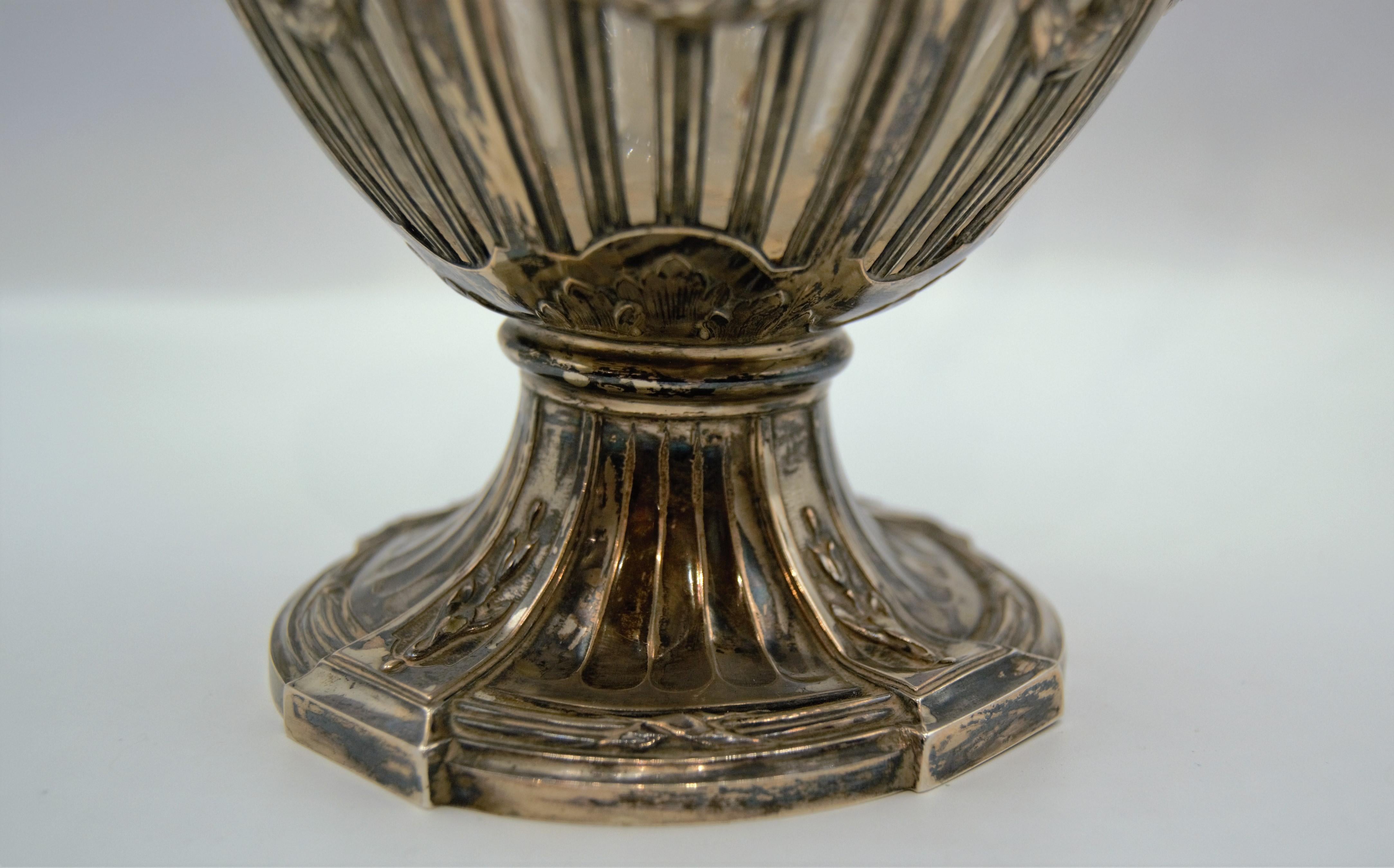 19th Century Puiforcat, Silver and Glass Ewer / Wine Carafe