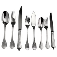 Puiforcat – « Soubise » Sterling Silver Cutlery Set