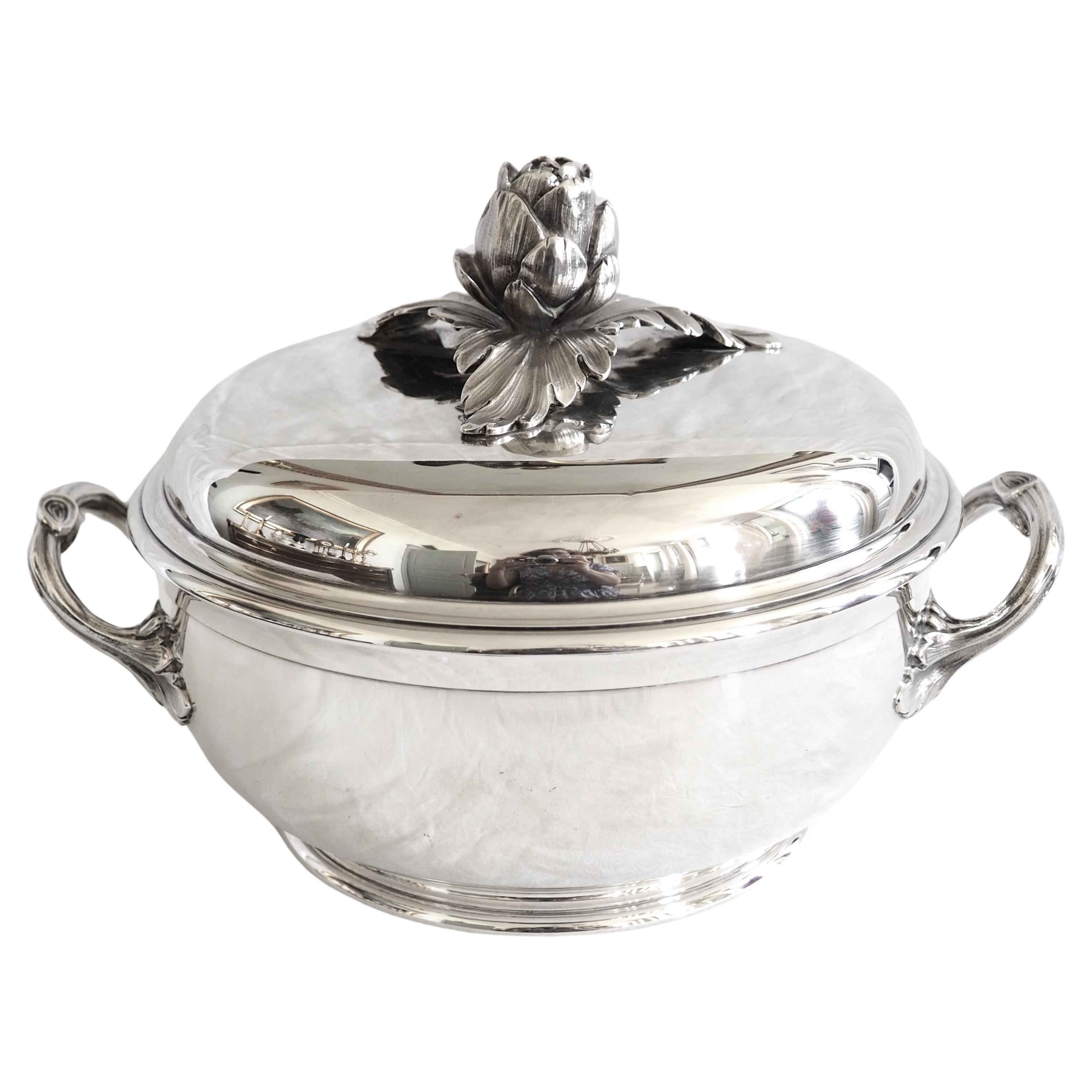 Tetard - Two Large 4-Candle Antique Louis XV French 950 Sterling Silve –  Estate-Sterling.com