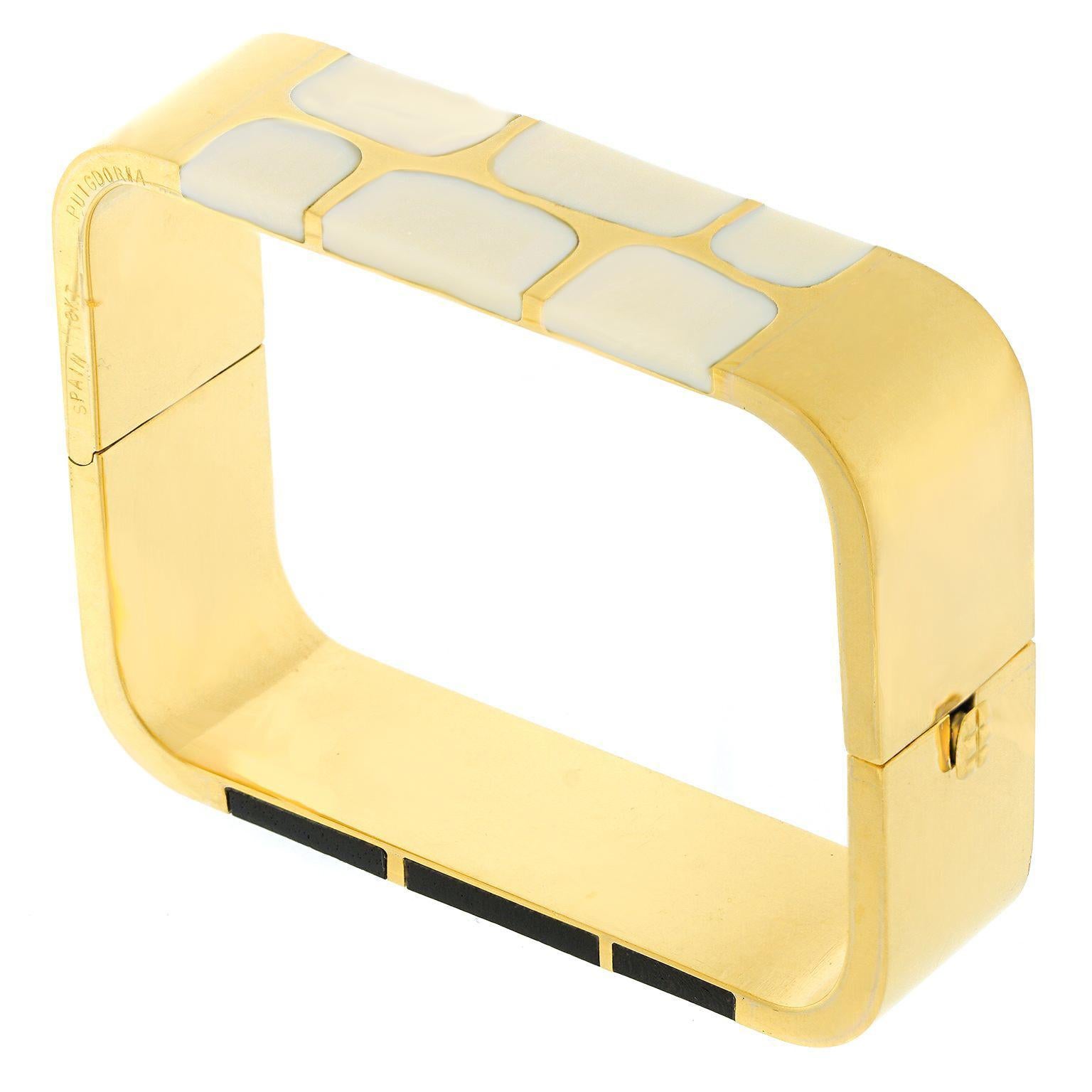 Modernist Puig Doria Organo Chic Bangle For Sale