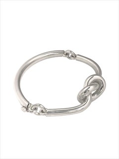 Puig Doria Sterling Silver Knot Link Bracelet