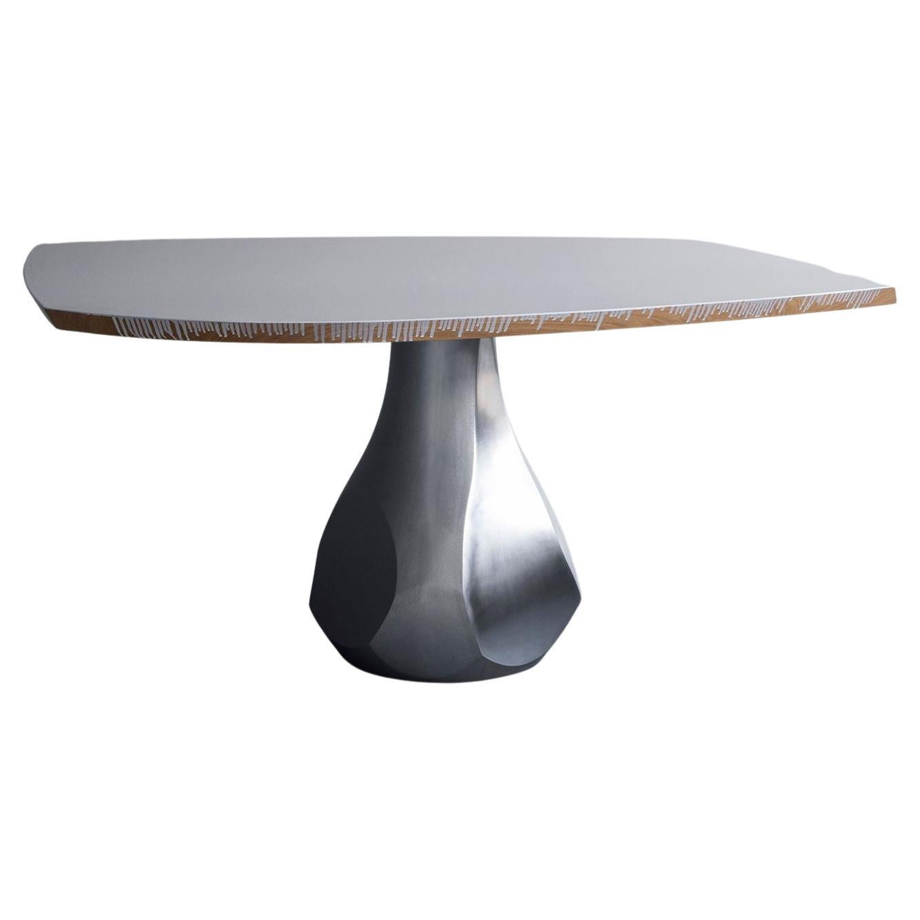 Pukalu Small Dining Table by Van Rossum For Sale