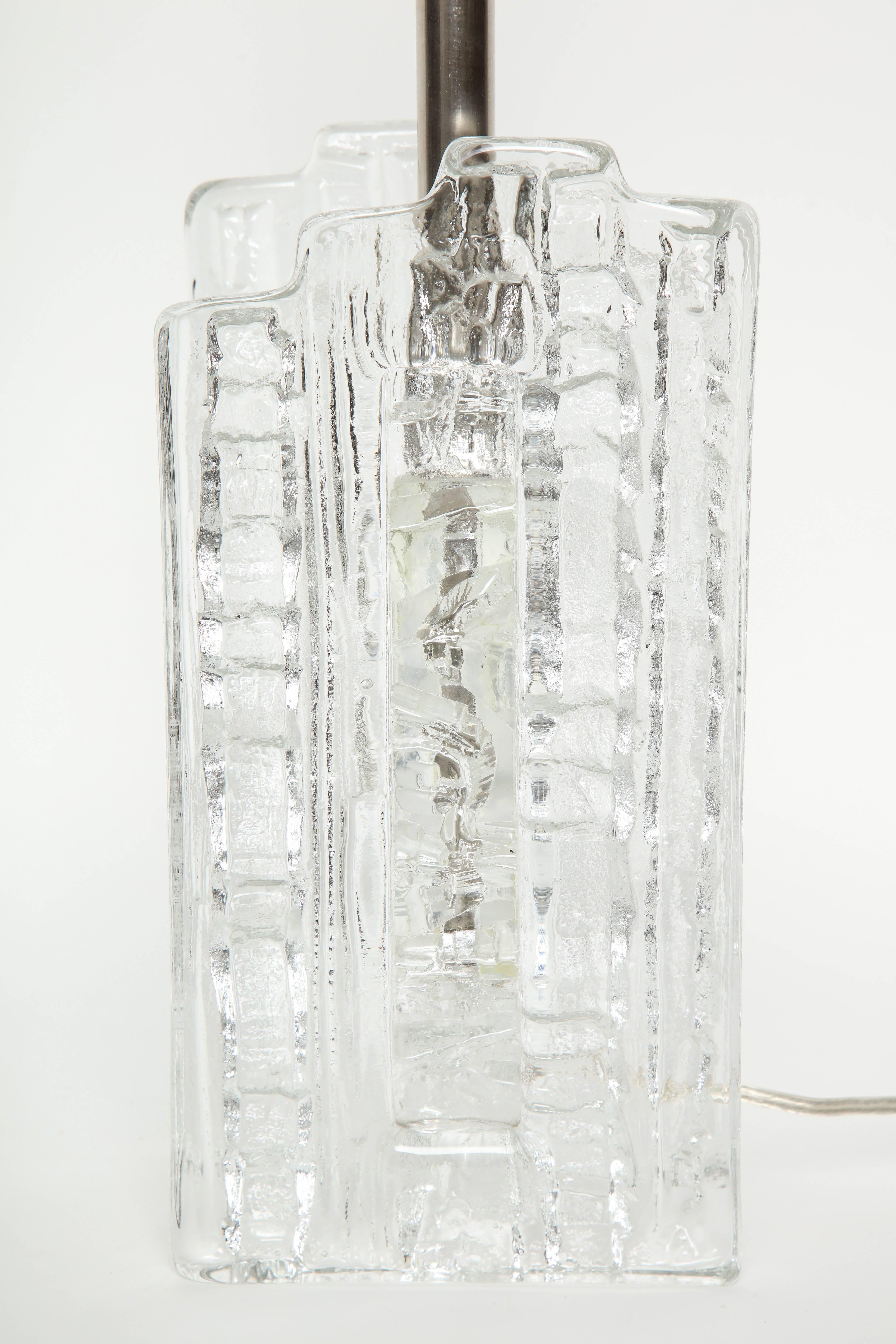Pukeberg Abstract Glass Panel Lamps 2