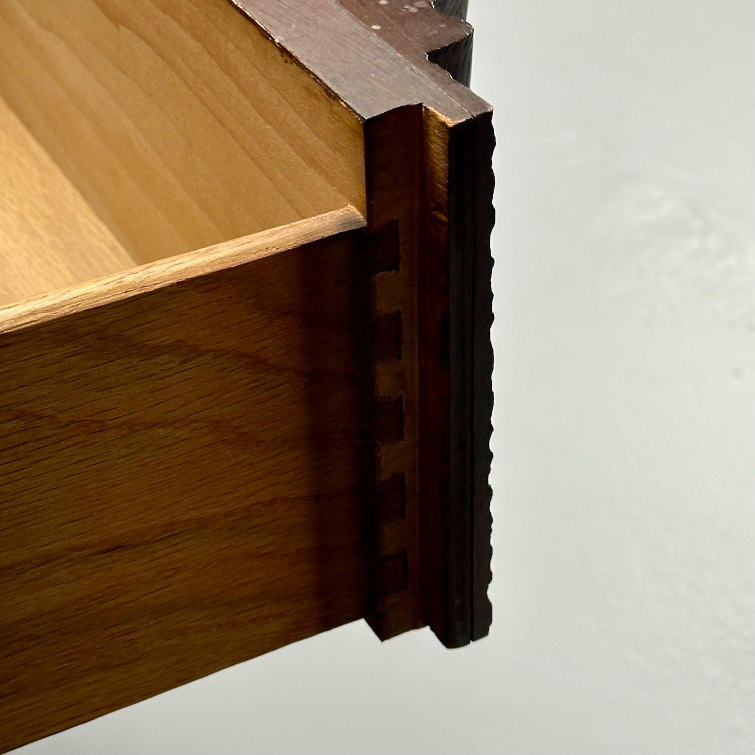 Pulaski, Brutalist Mid-Century Modern, Oceanic Dresser, Sculpted Walnut, 1960s 5