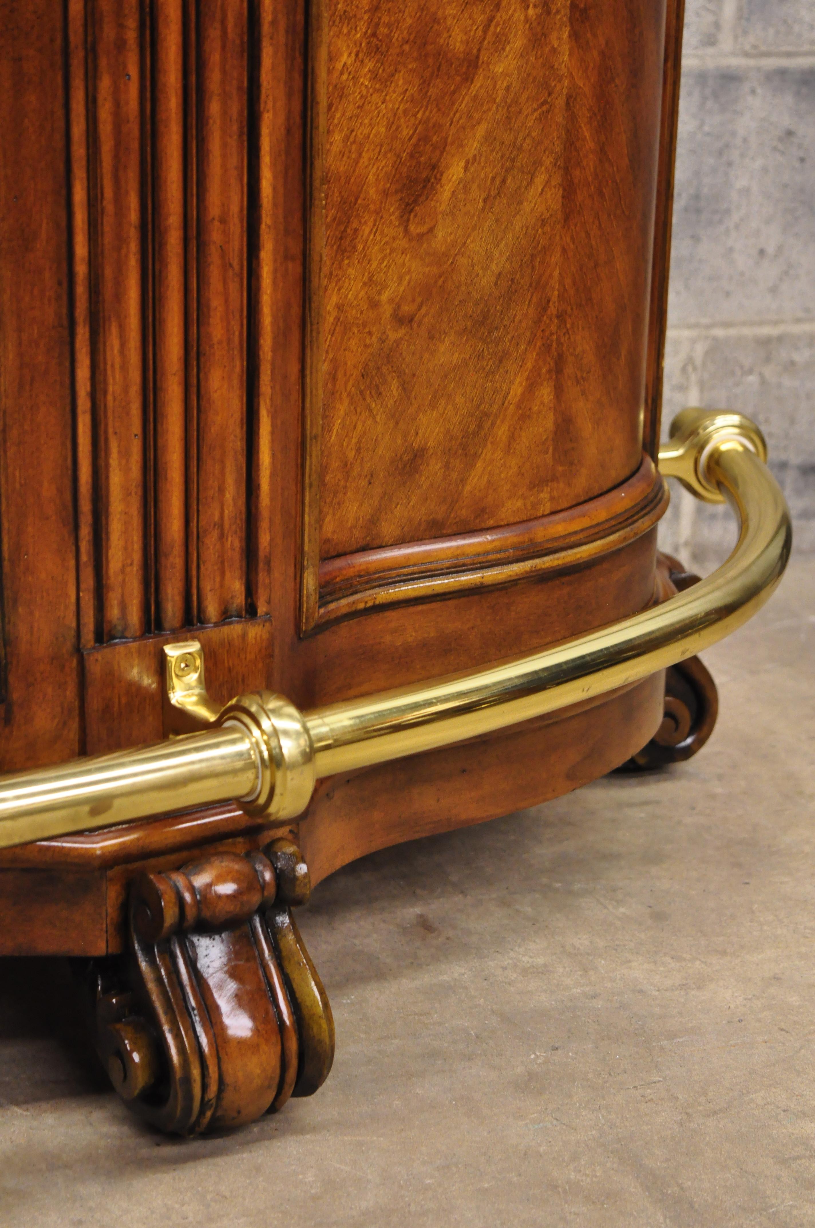 Pulaski Furniture Edwardian Marble Top Bar with 3 Swivel Bar Stools 2