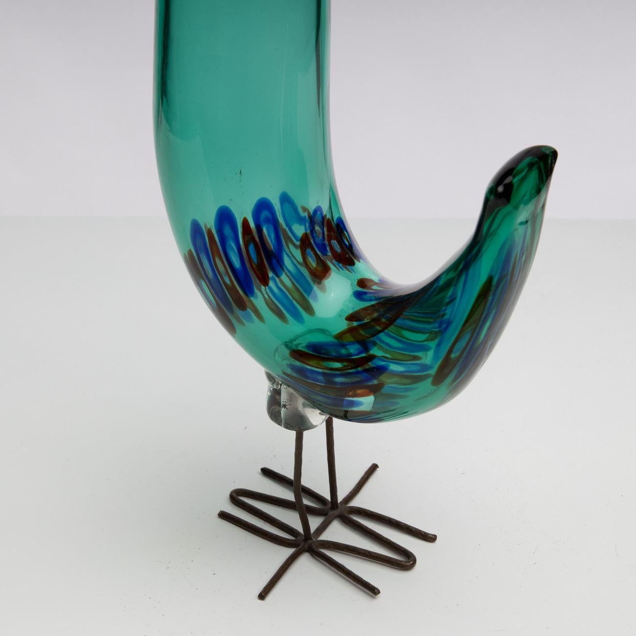 Italian Pulcino Glass Bird, Alessandro Pianon, Vetreria Vistosi Murano, 'Italy'