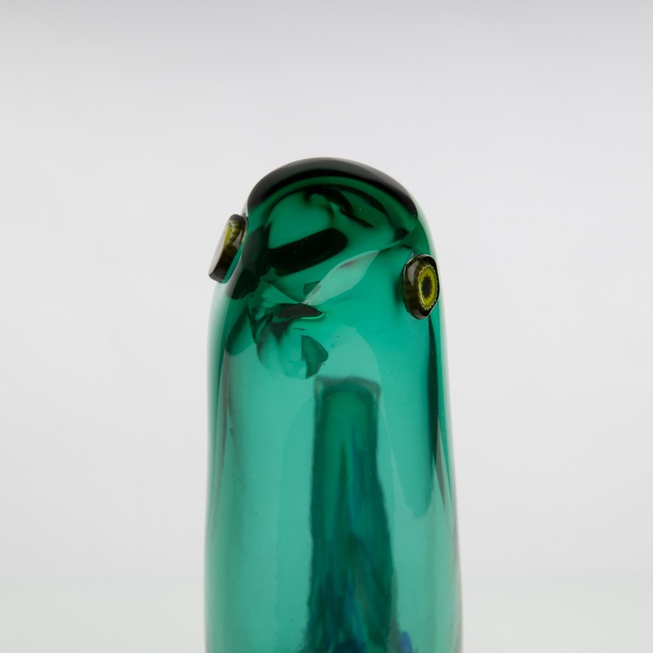 Pulcino Glass Bird, Alessandro Pianon, Vetreria Vistosi Murano, 'Italy' In Good Condition In Uccle, BE
