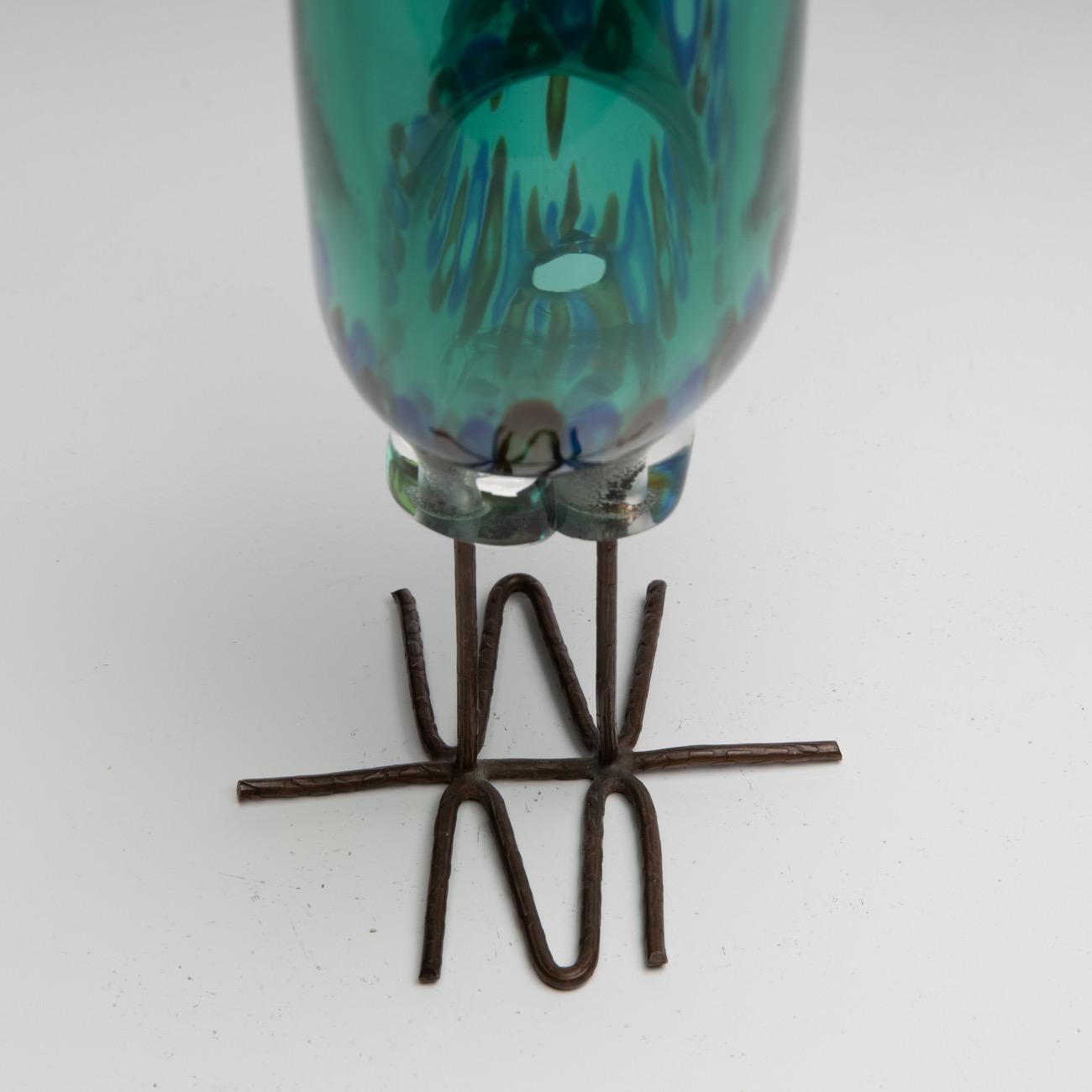 Blown Glass Pulcino Glass Bird, Alessandro Pianon, Vetreria Vistosi Murano, 'Italy'