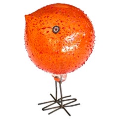 Pulcino Glass Bird by Alessandro Pianon for Vistosi Murano Italy 1960s