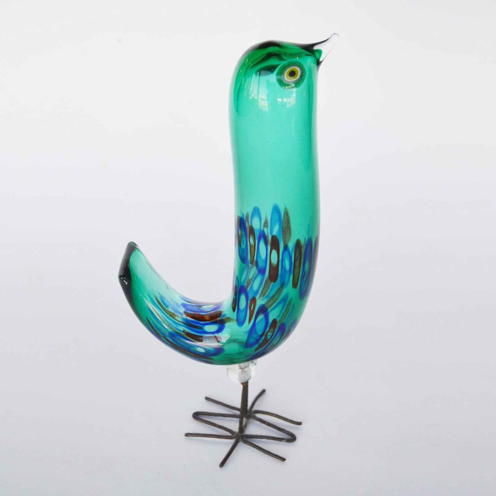 Murano Glass Pulcino Glass Bird by Alessandro Pianon, Vetreria Vistosi Murano
