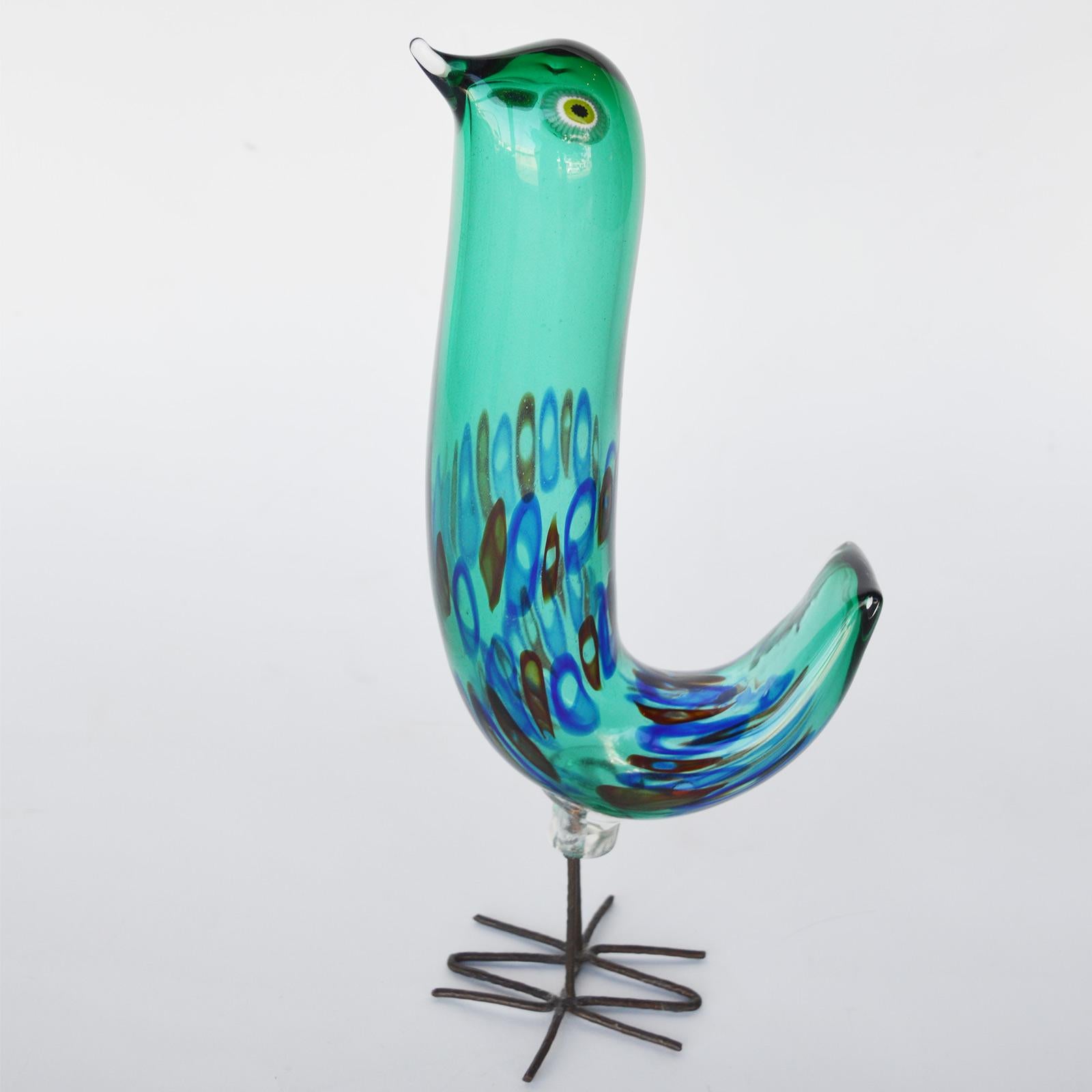 Pulcino glass bird by Alessandro Pianon, Vetreria Vistosi Murano, Italy, 1960-1969.