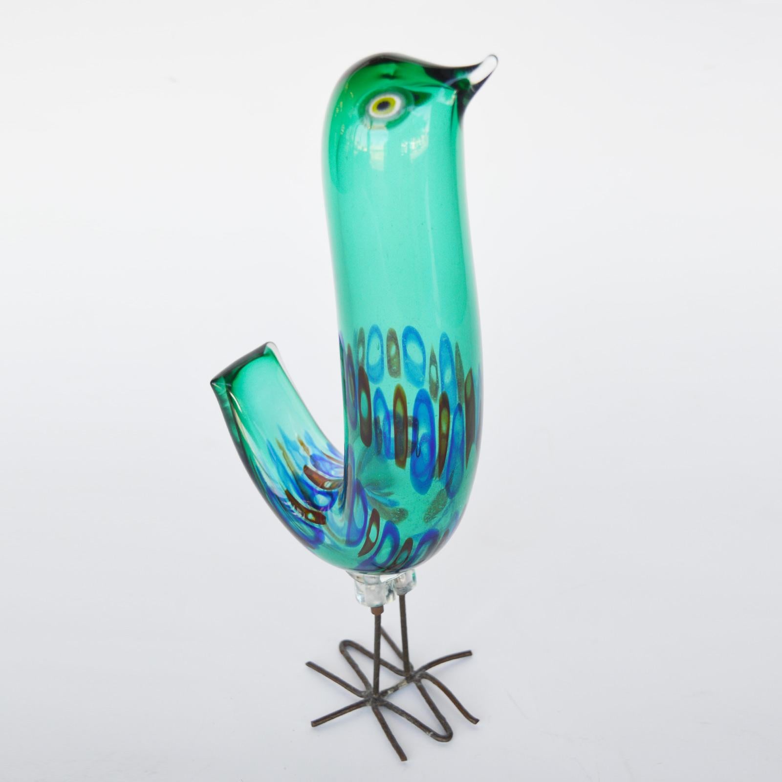 20th Century Pulcino Glass Bird by Alessandro Pianon, Vetreria Vistosi Murano