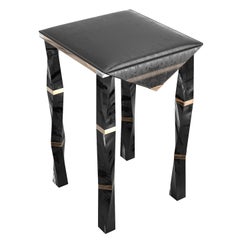 Sgabello da bar "Puledri" in acciaio inossidabile e bronzo, Istanbul