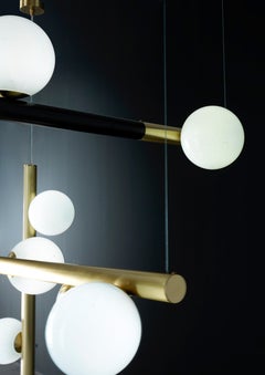 Pulegoso Glass "Diana" Chandelier