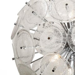 Pulegoso Glass Disc Sputnik-Style Chandelier