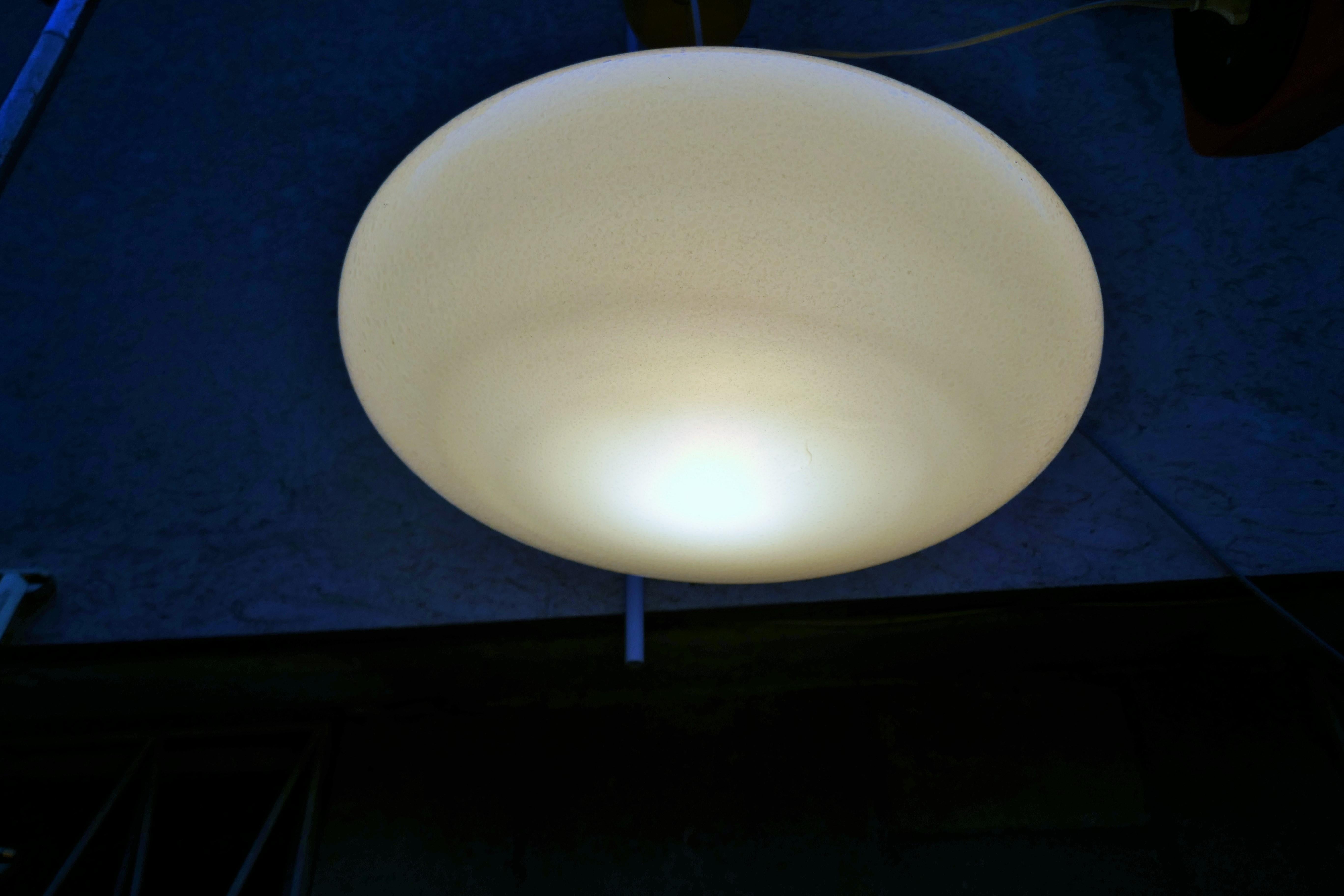 Lámpara colgante de cristal Pulegoso Late 20th Century en venta