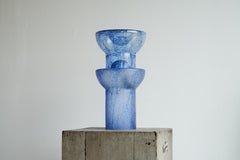 'Pulegoso' Murano Glass Table Lamp Sculpture Italy 1970s
