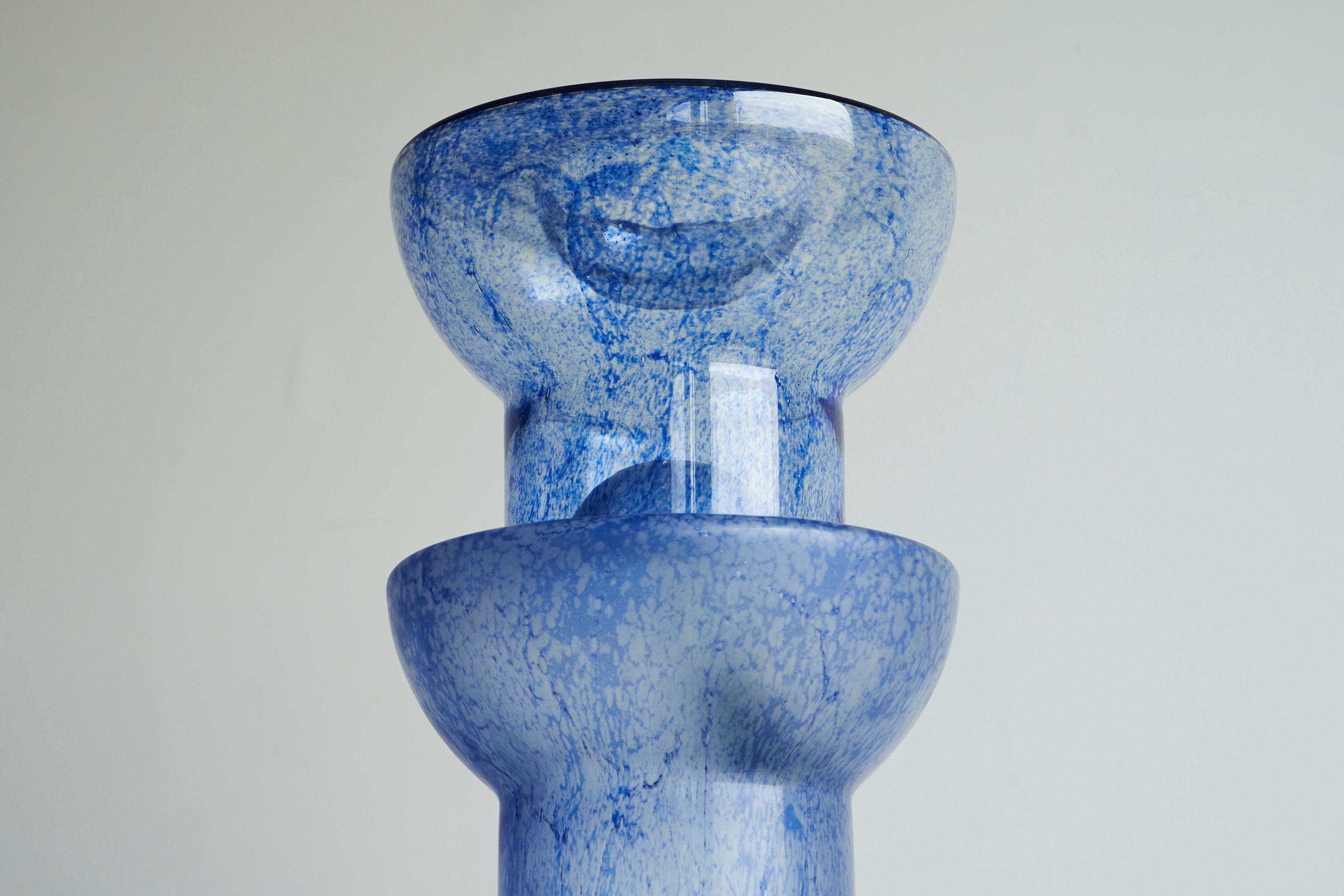 'Pulegoso' Murano Glass Table Lamp Sculpture Italy 1970s In Good Condition For Sale In Meer, VAN