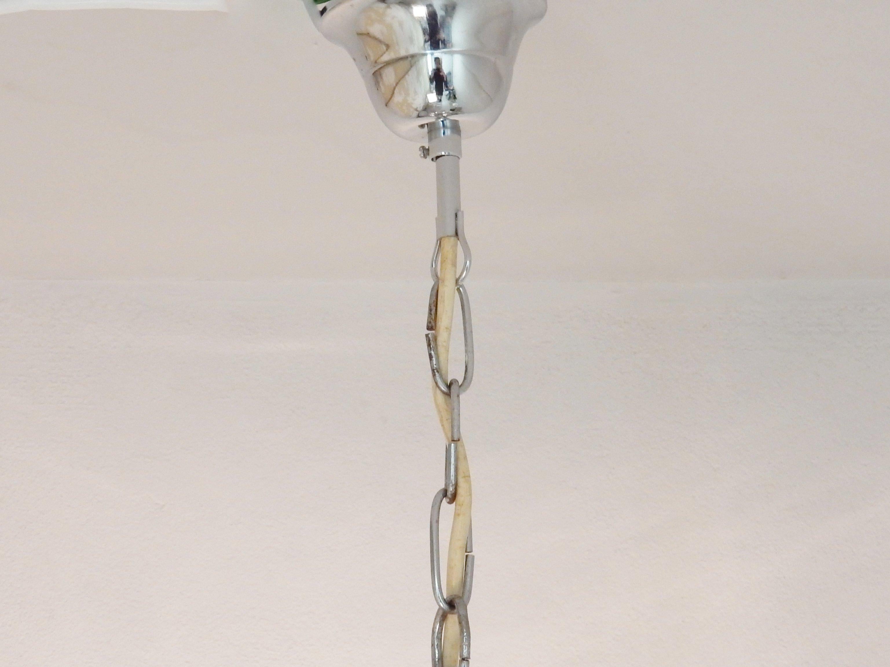'Pulegoso' Pendant Chandelier by Aldo Nason for Mazzega, Murano, Italy, 1960s In Good Condition For Sale In Steenwijk, NL
