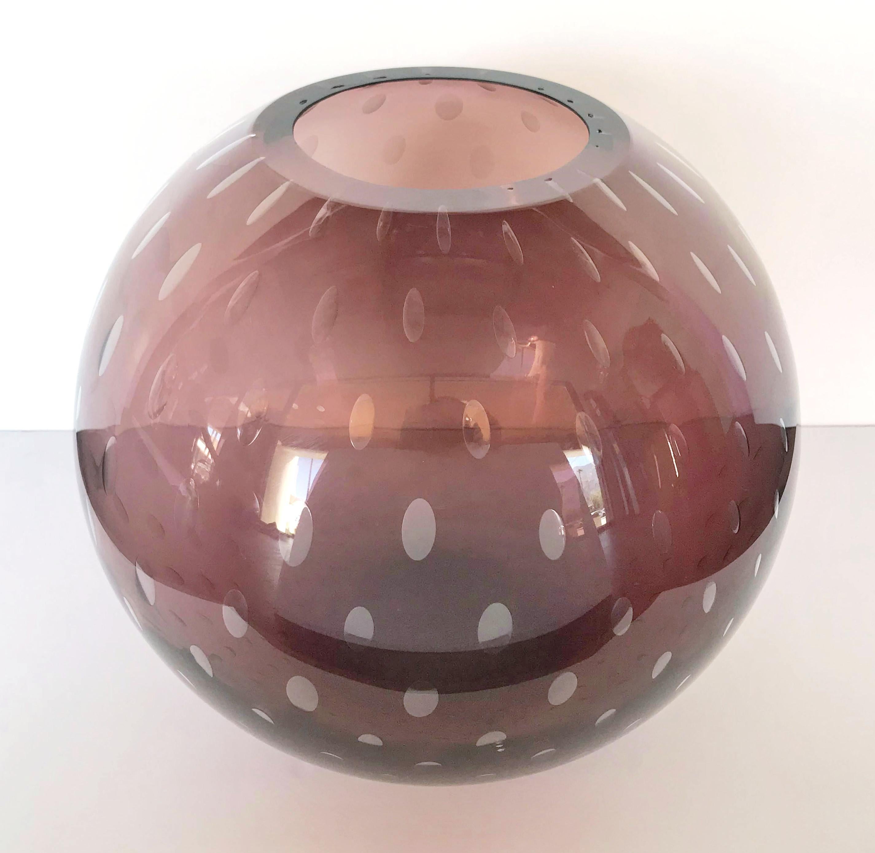 Amethyst Vases by Alberto Dona In Excellent Condition In Los Angeles, CA