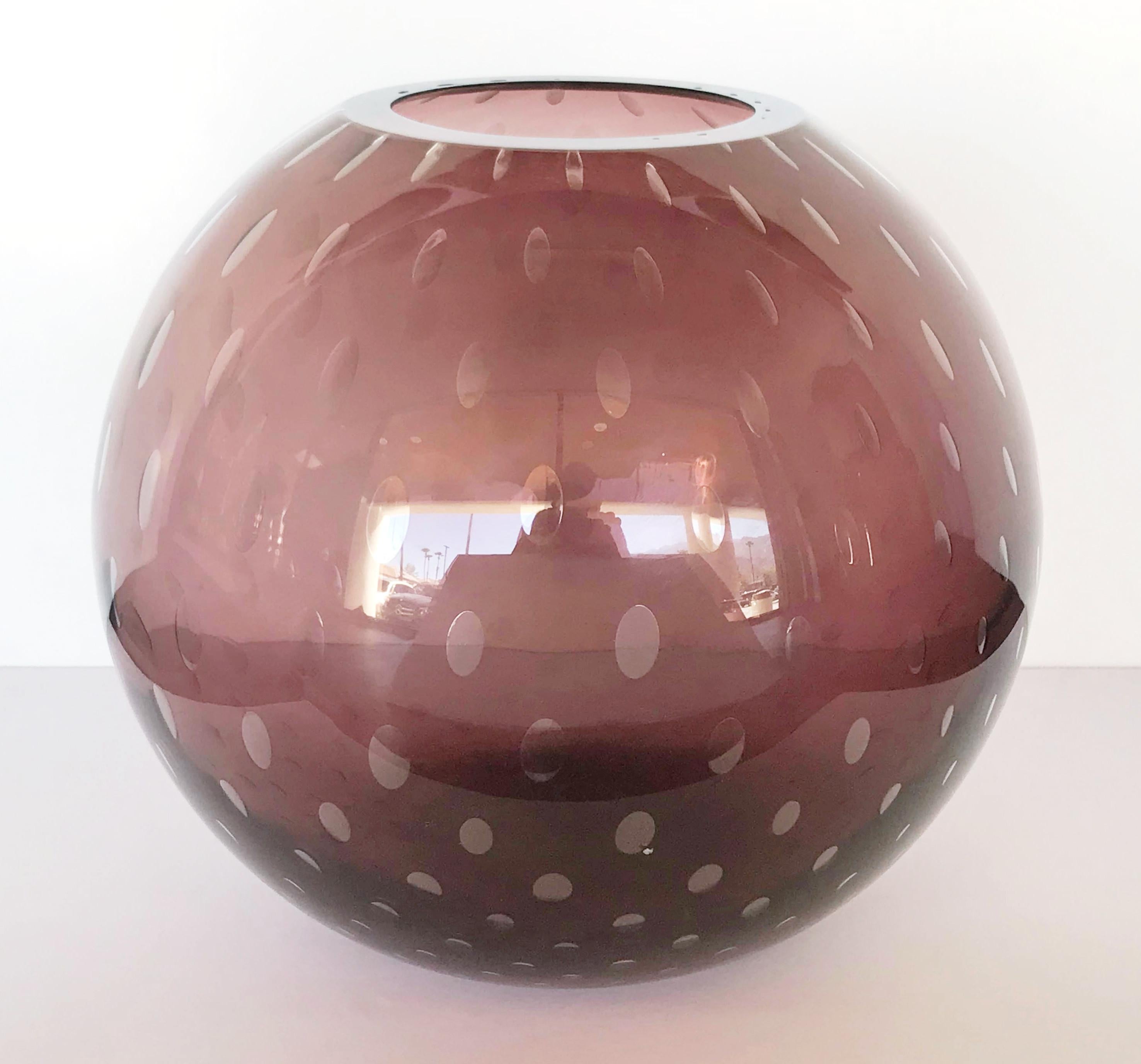 Contemporary Amethyst Vases by Alberto Dona