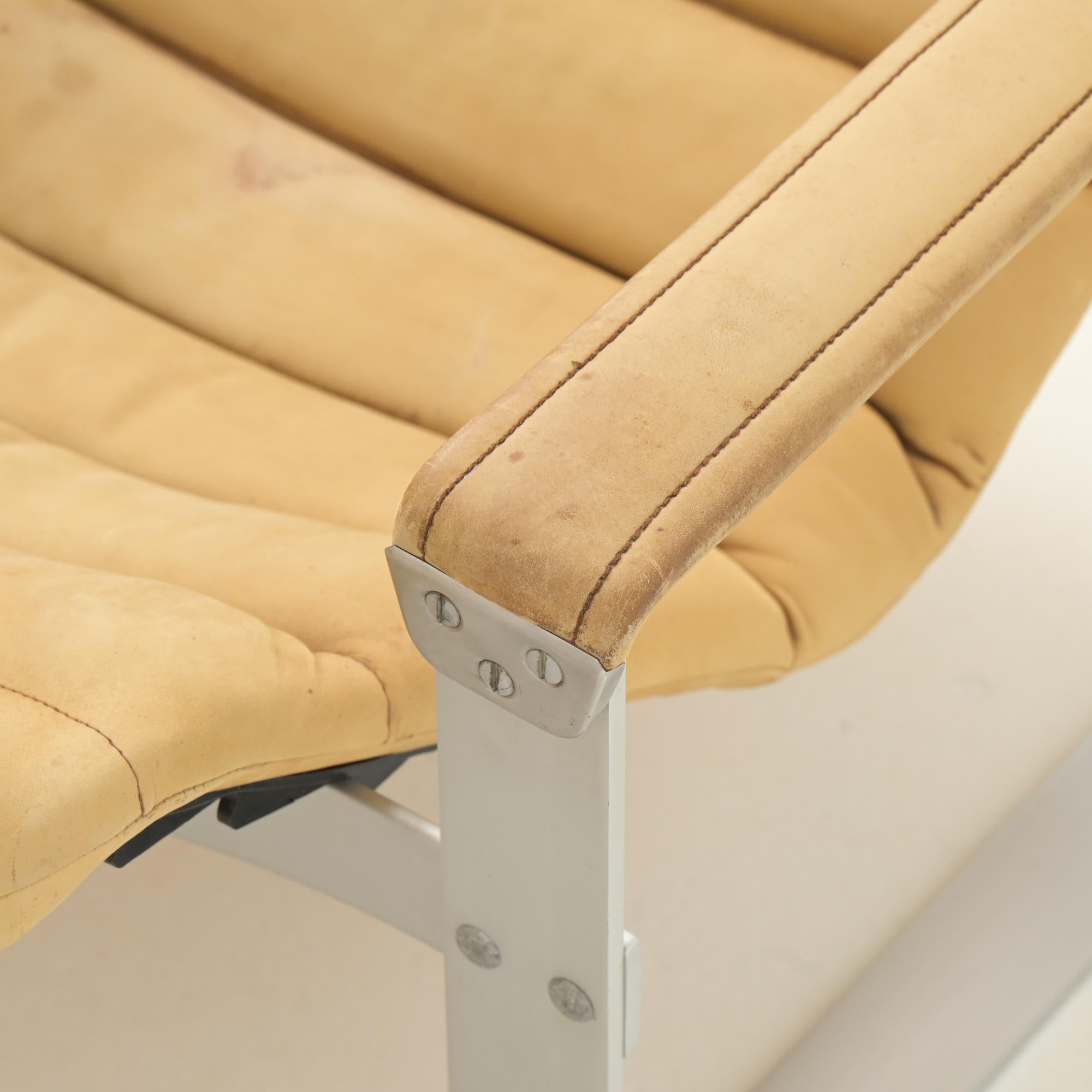 Pulkka Armchair with Ottoman by Ilmari Lappalainen for Asko 2
