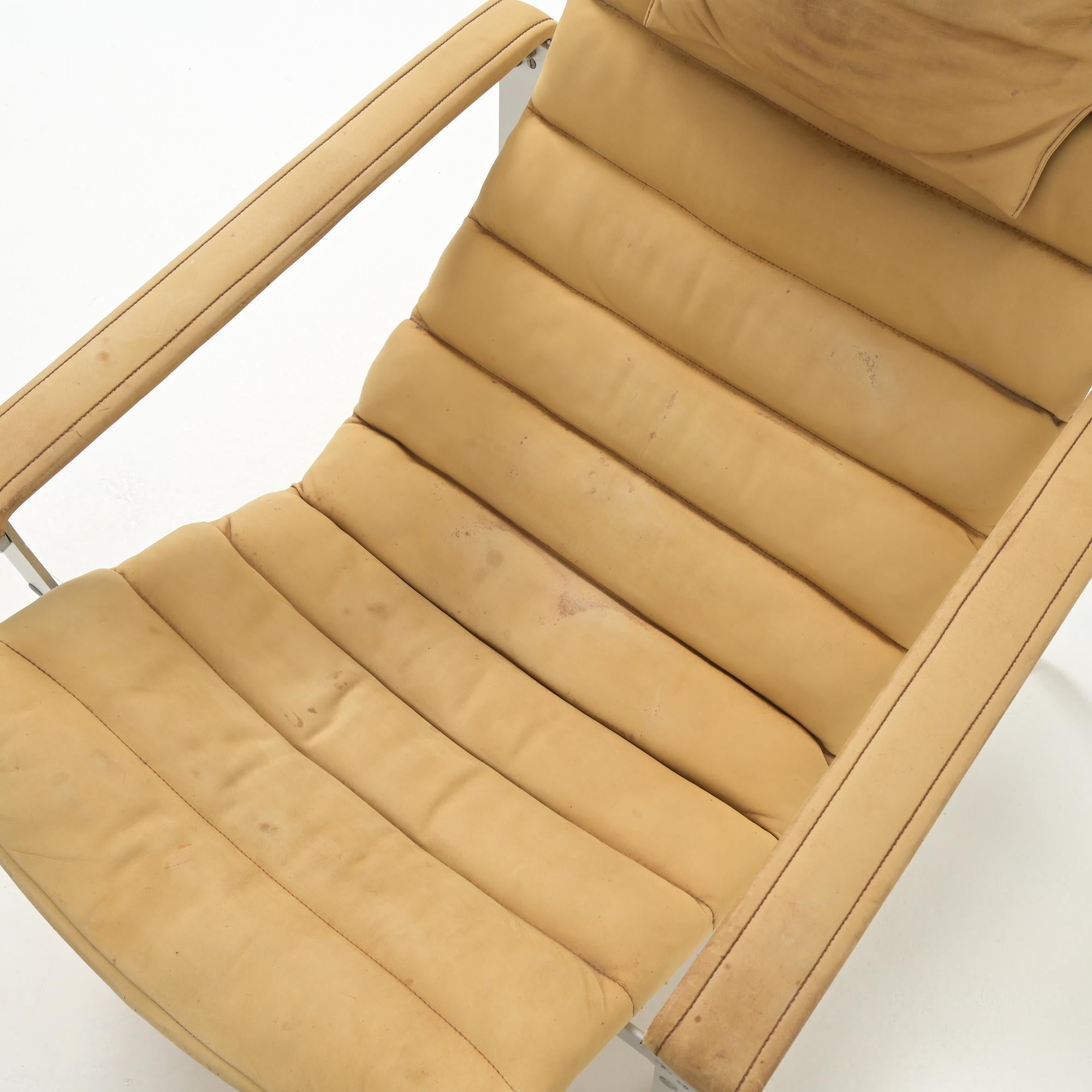 Pulkka Armchair with Ottoman by Ilmari Lappalainen for Asko 3