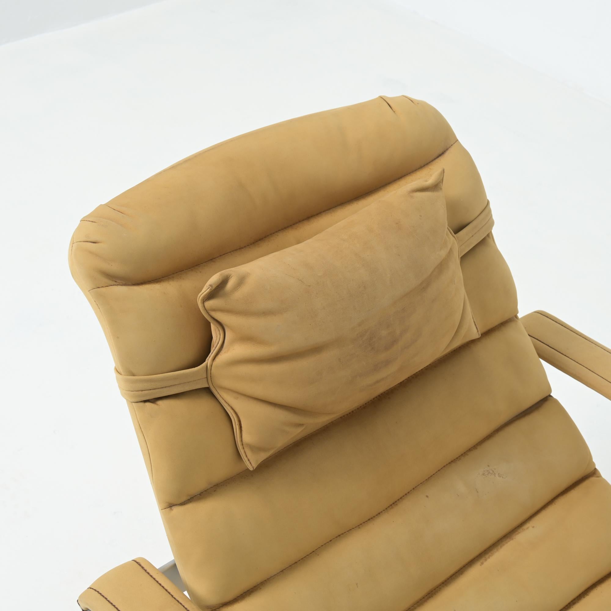 Pulkka Armchair with Ottoman by Ilmari Lappalainen for Asko 8