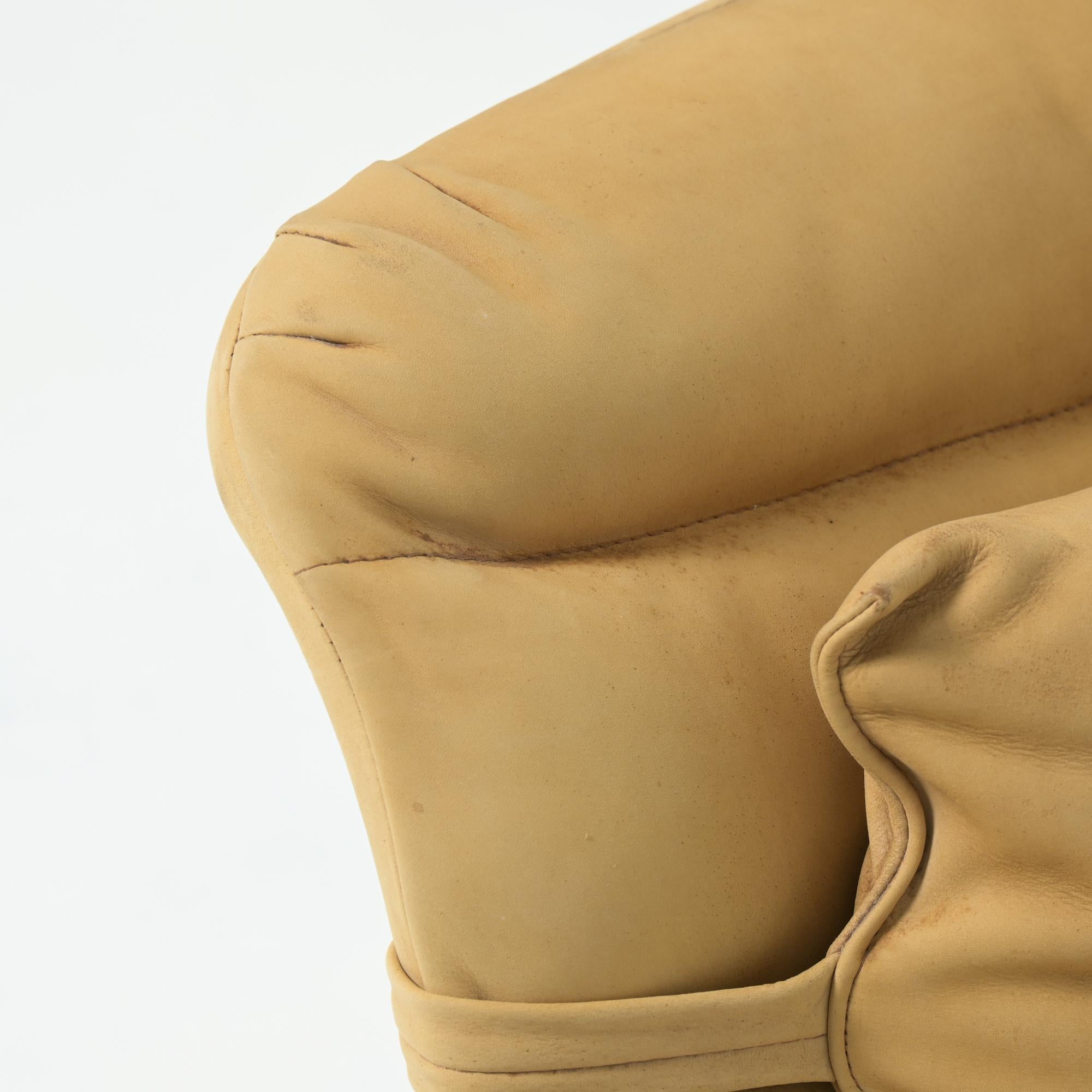 Pulkka Armchair with Ottoman by Ilmari Lappalainen for Asko 9
